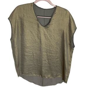 AOC Clothing Gold‎ Metallic Shirt